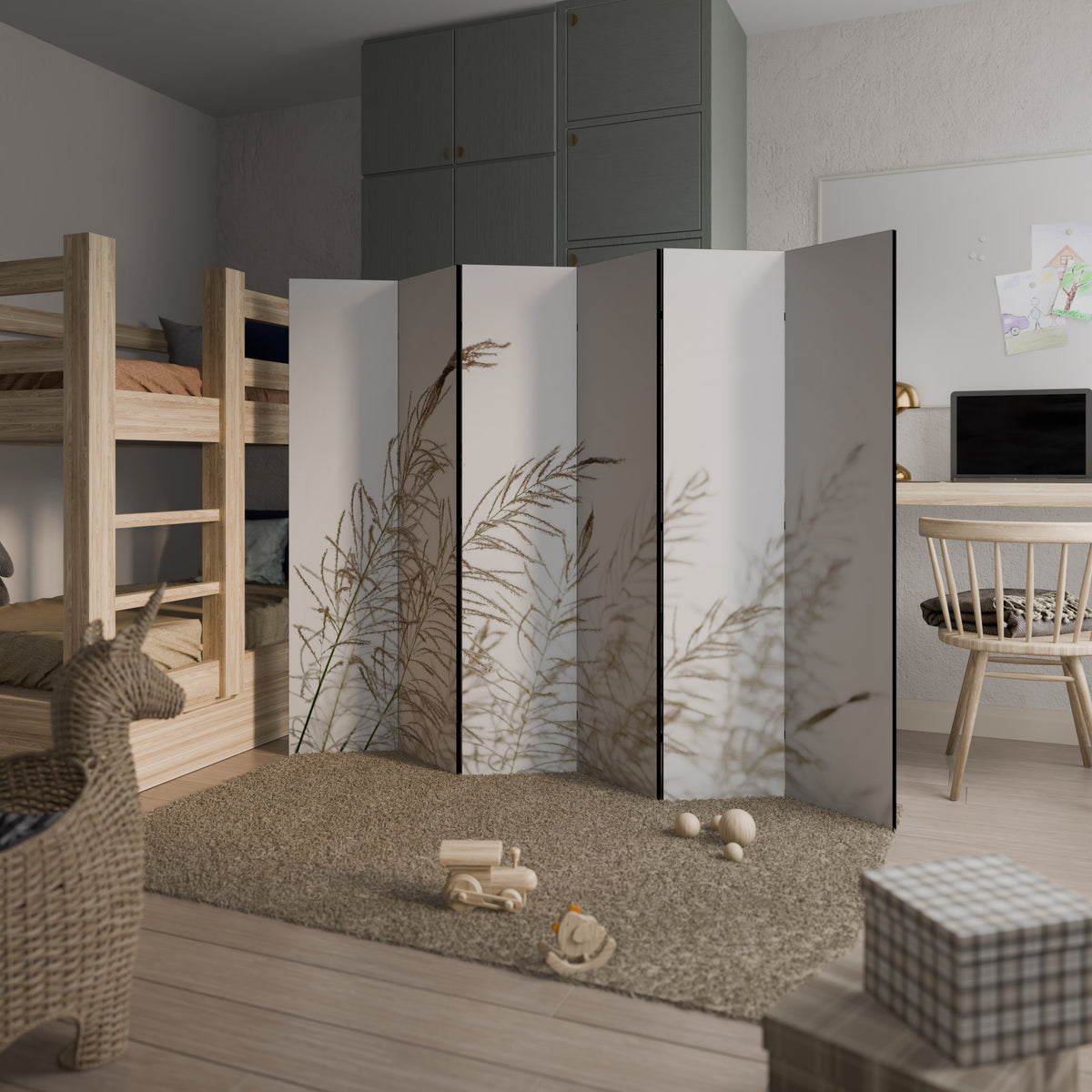 WHISPERING WINDS 6dílný paraván