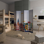 MEMORY OF RIGA 5dílný paraván