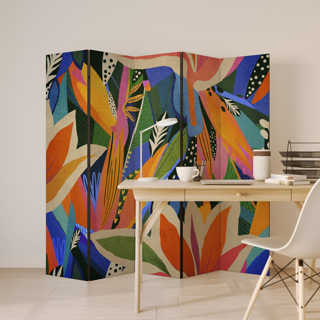 RAMPANT VEGETATION 5dílný paraván