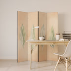 LEAFY HARMONY 4-Panel Room Divider