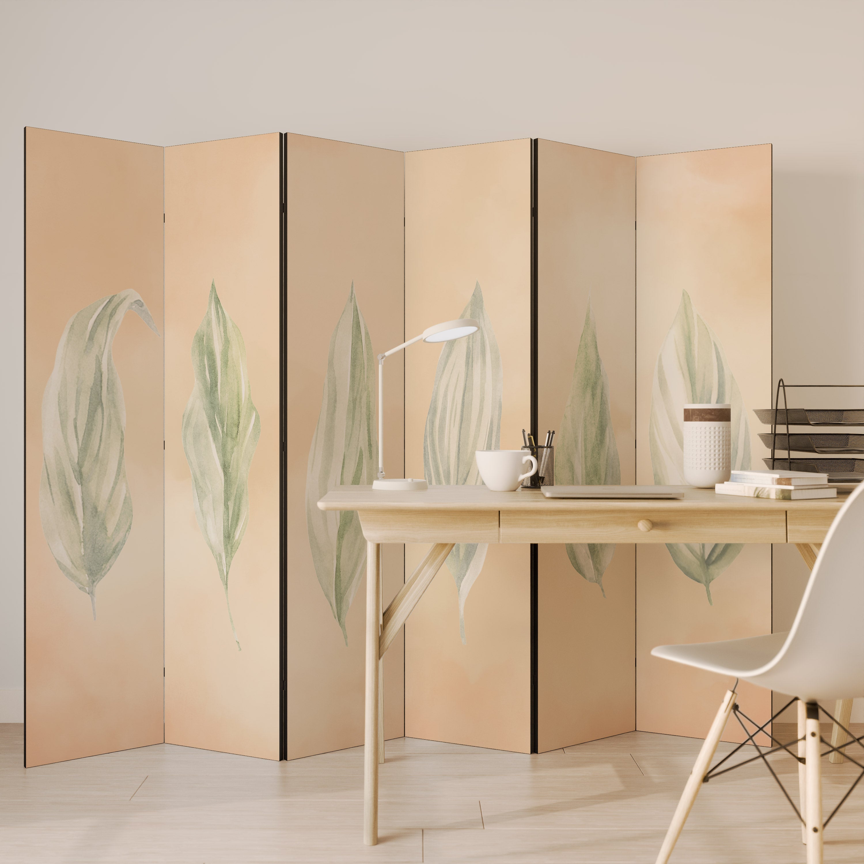 LEAFY HARMONY 6-Panel Room Divider