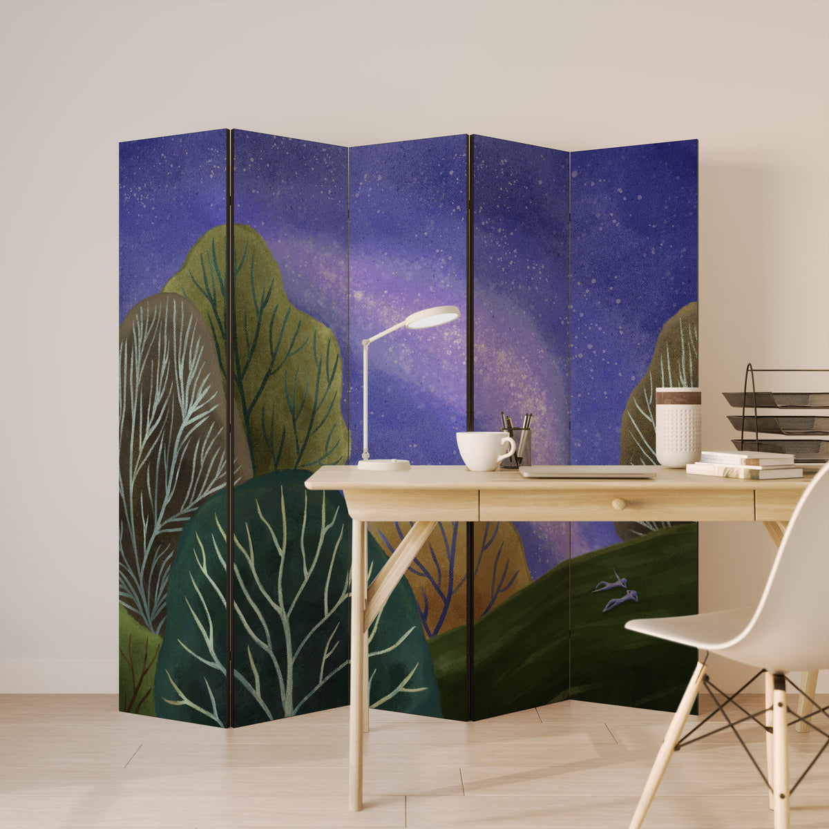 STARLIT VIBE 5dílný paraván