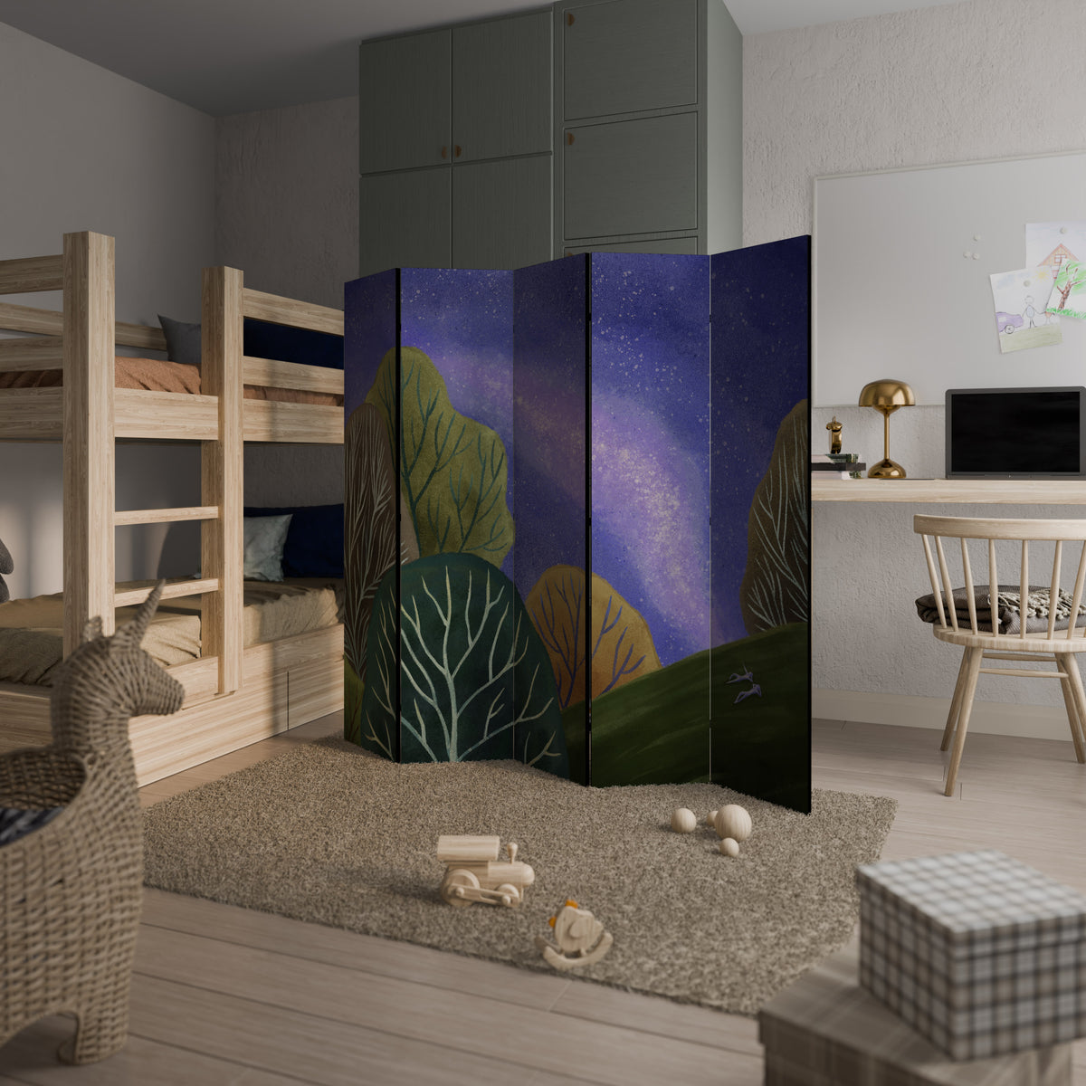 STARLIT VIBE 5dílný paraván