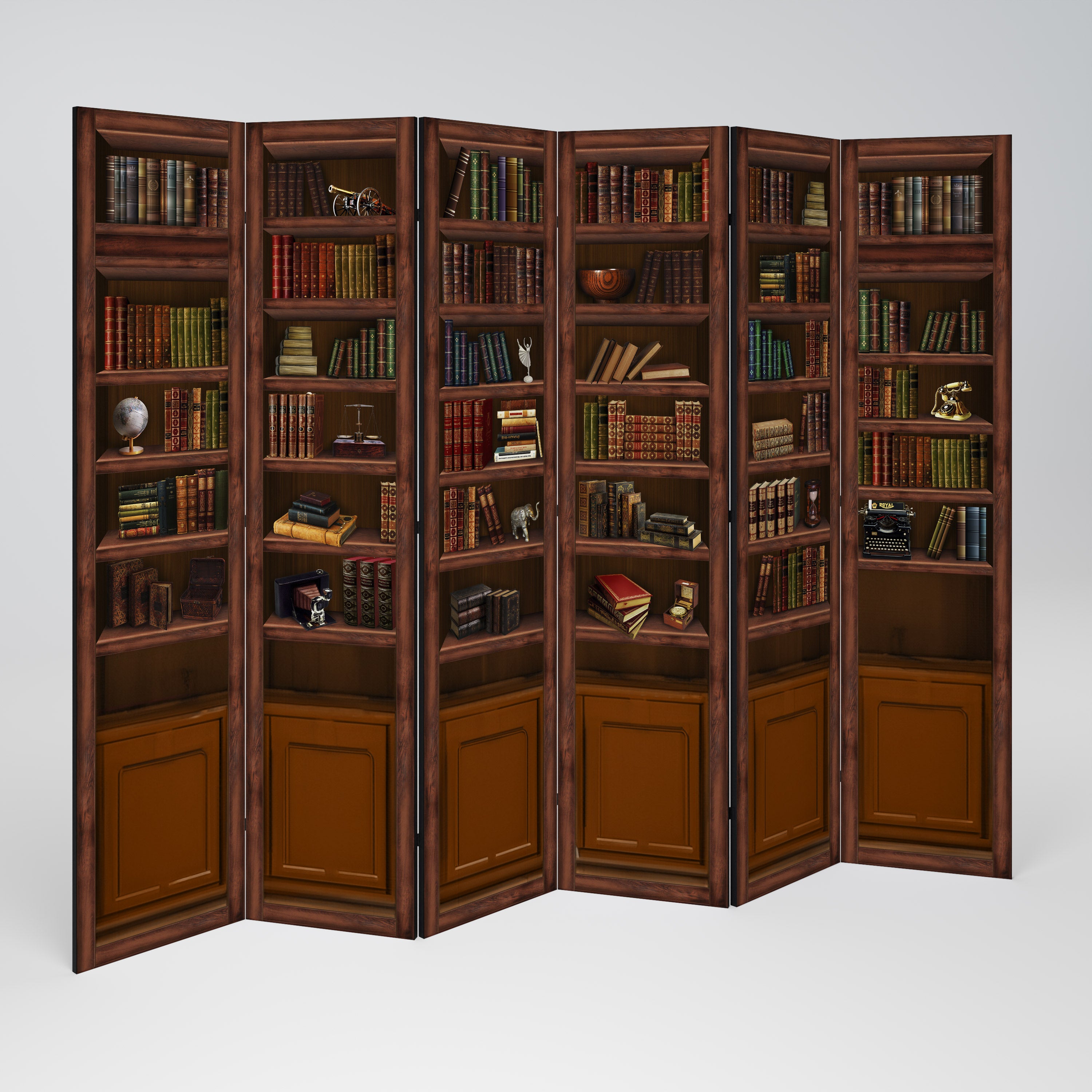 WISDOM IN WOOD 6-Panel Room Divider