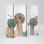 FLIGHT OVER 5dílný paraván