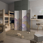 PASTEL OCEAN DREAMS 4dílný paraván