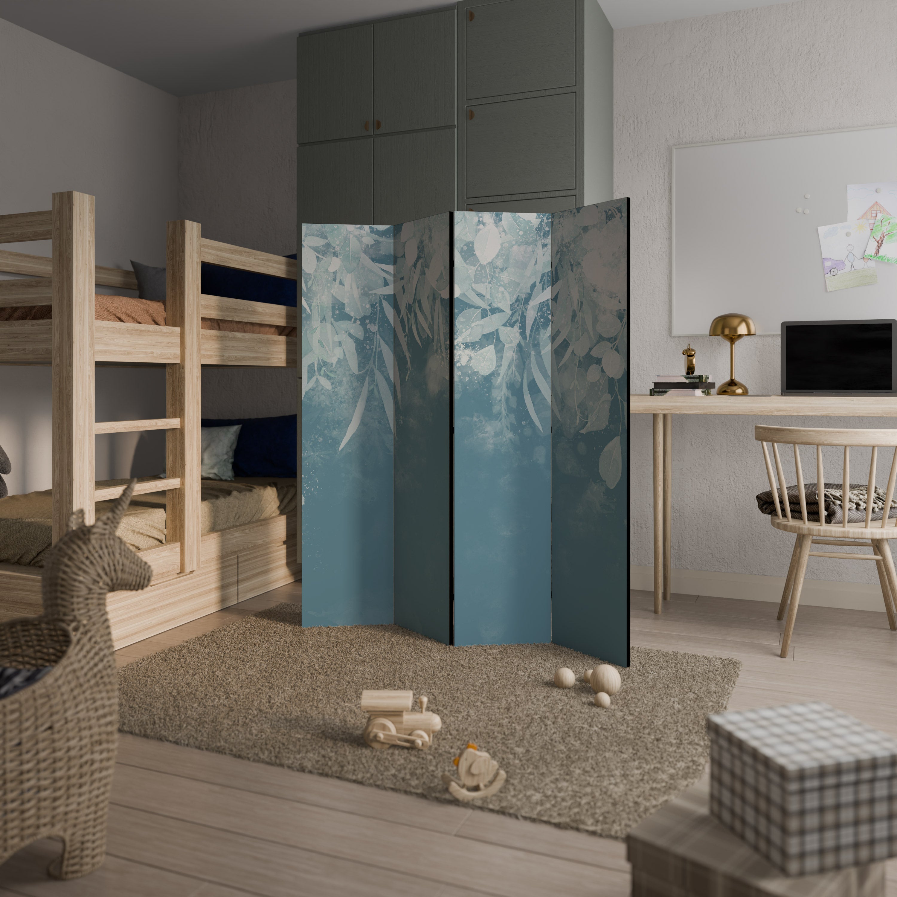 ELEGANT NATURES EMBRACE 4dílný paraván