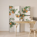 GORGEOUS ORANGE 4dílný paraván