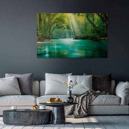 SERENE REFLECTIONS Horizontal Canvas Print