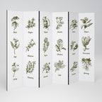 HERBAL FINESSE - ENG 6-Panel Room Divider