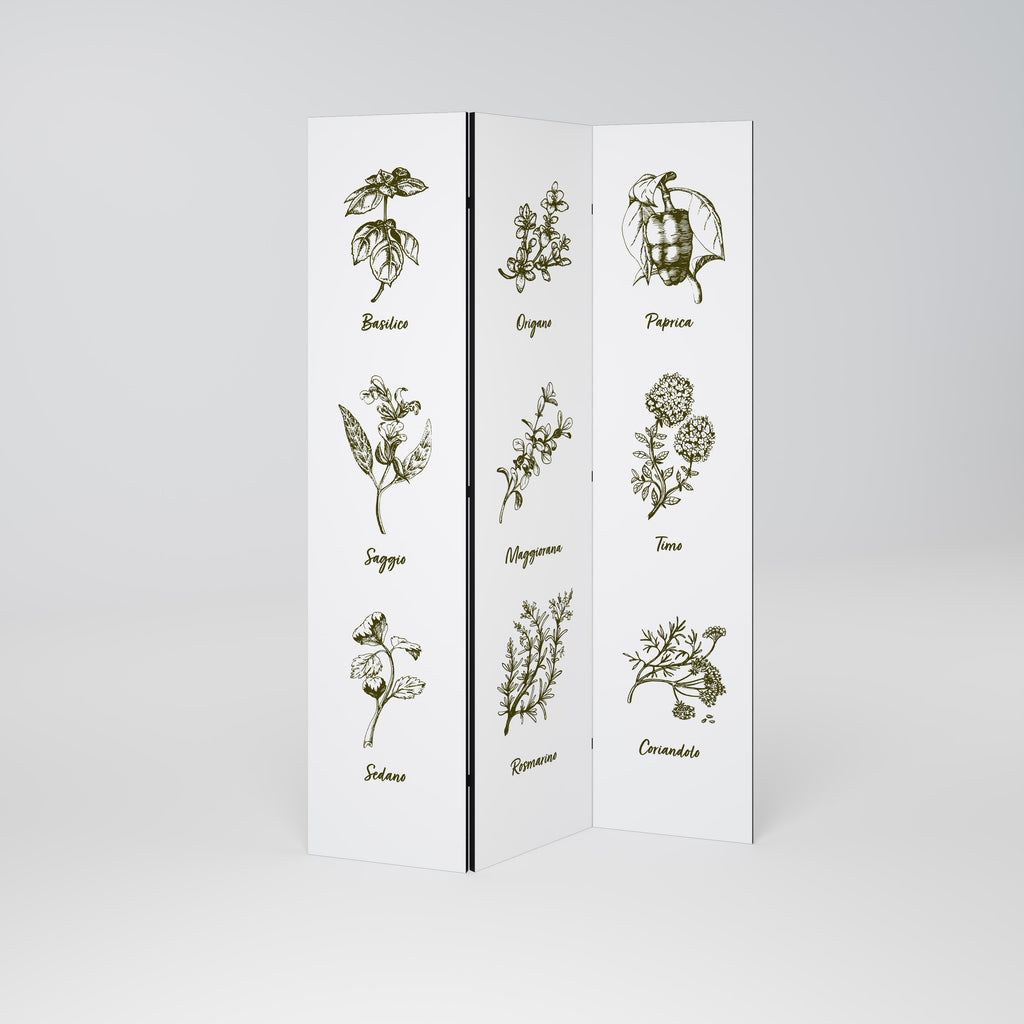 HERBAL FINESSE - IT 3-Panel Room Divider