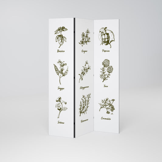 HERBAL FINESSE - IT 3dílný paraván