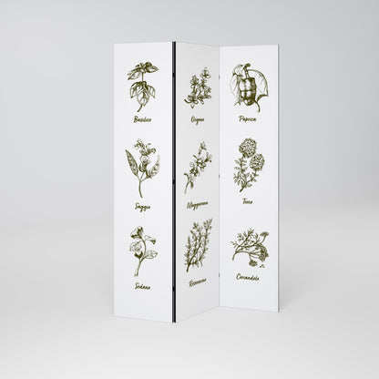 HERBAL FINESSE - IT 3dílný paraván