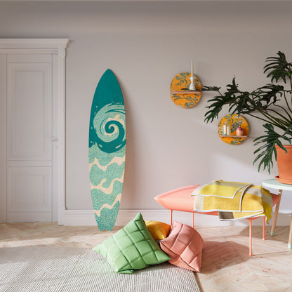 AQUA HELIX Dekorativní panel ve tvaru surfu