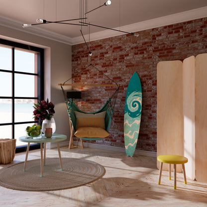 AQUA HELIX Dekorativní panel ve tvaru surfu