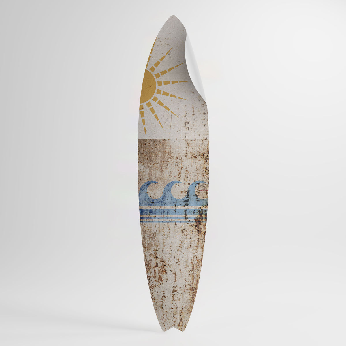 SUN-KISSED WAVES Samolepka ve tvaru surfu