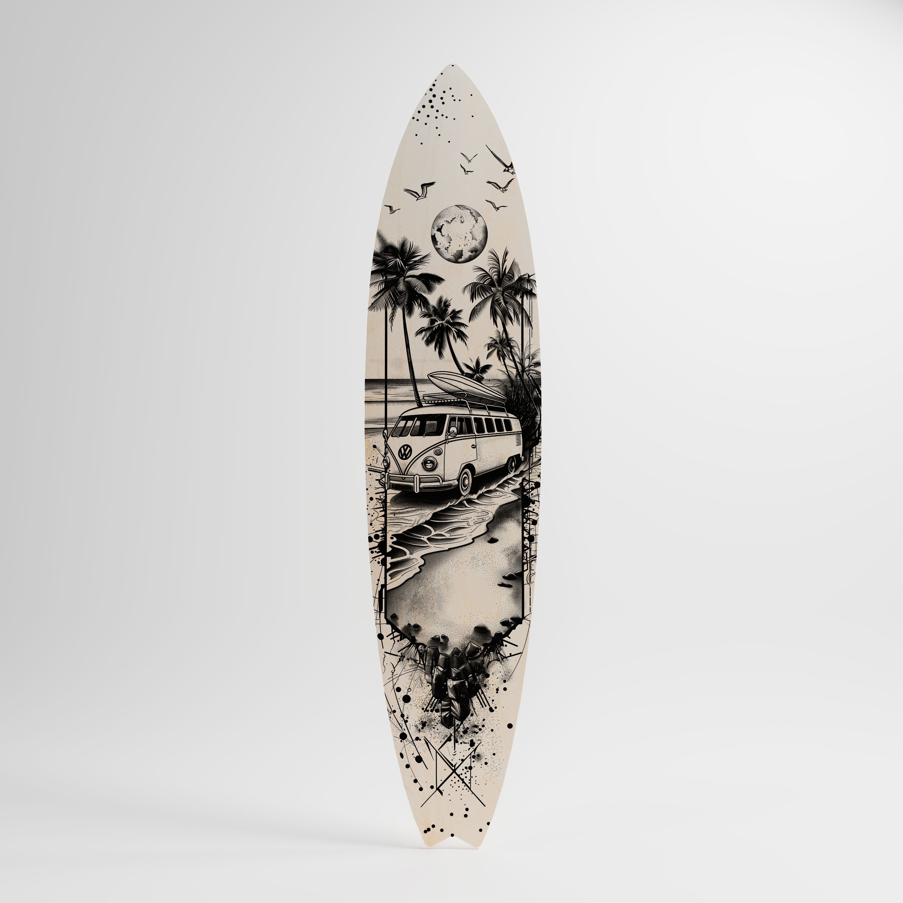TRIPPY MEMORY Surfboard Decorative Panel