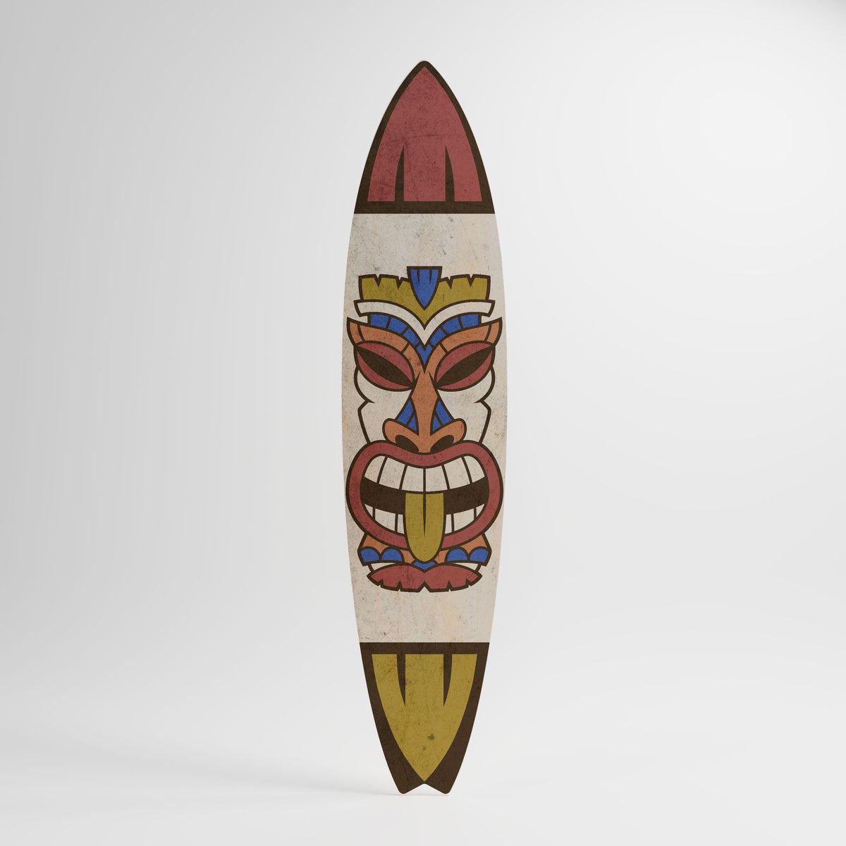 TOTEM TIKI Dekorativní panel ve tvaru surfu