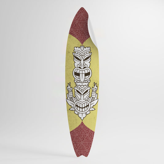 TIKI TOTEM Samolepka ve tvaru surfu