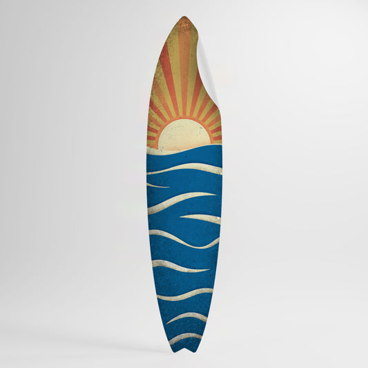 SUNNY SLIDE Samolepka ve tvaru surfu