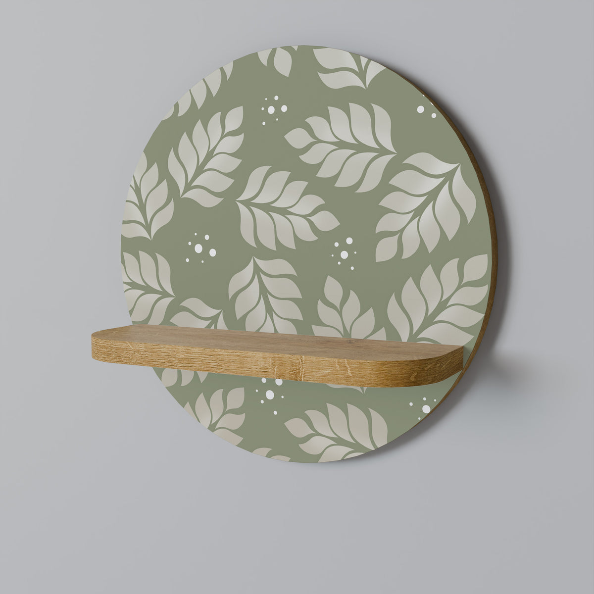 LEAVES ON GREEN Designová police