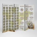 MORSE AND KNOTS 6dílný paraván