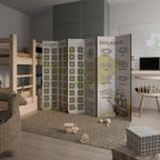 MORSE AND KNOTS 6dílný paraván