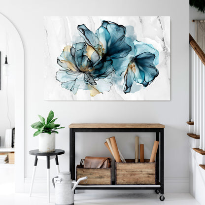 ELEGANT AQUARELLE Horizontal Canvas Print