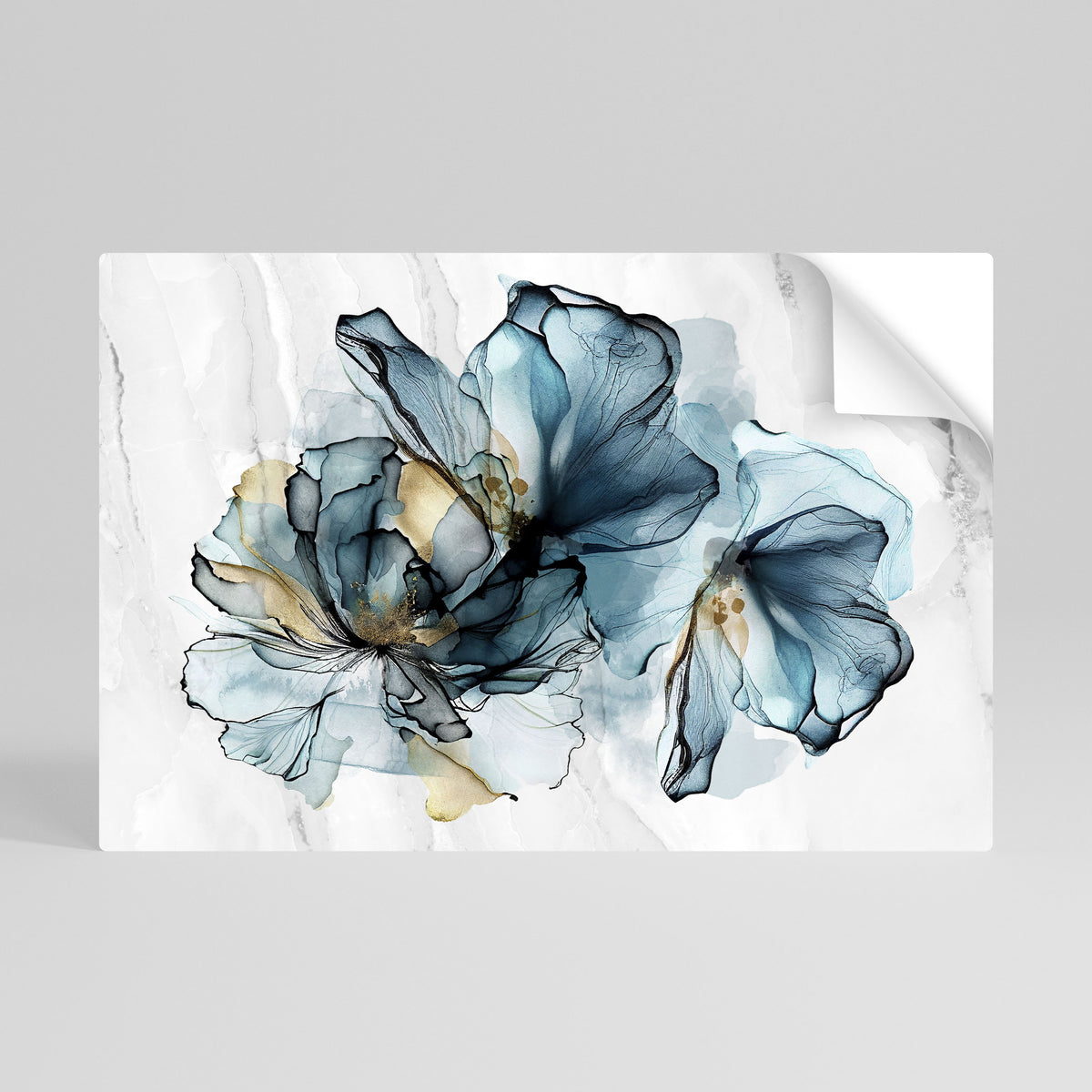 ELEGANT AQUARELLE Vodorovný samolepicí plakát
