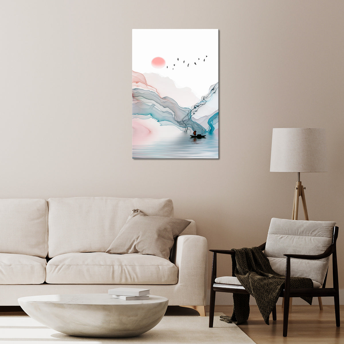 VELVET CROSSING Vertical Canvas Print
