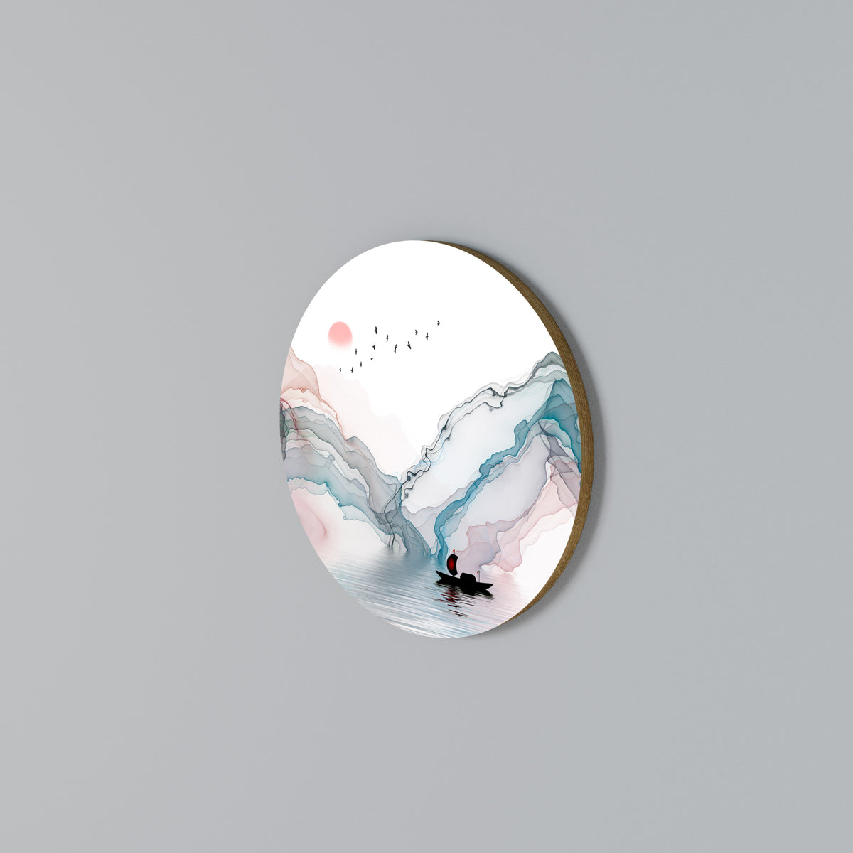 VELVET CROSSING Kulatá nástěnná dekorace