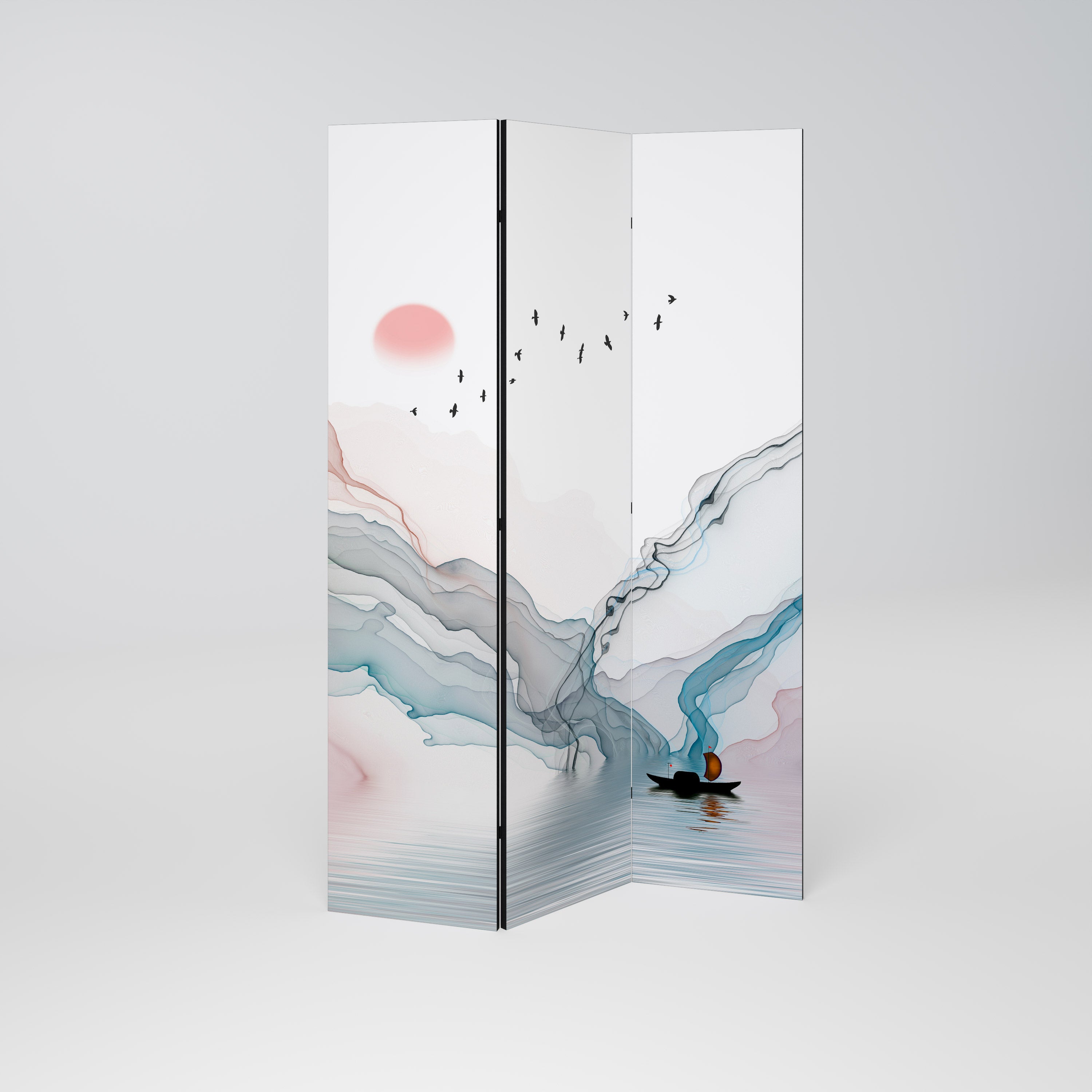 VELVET CROSSING 3dílný paraván