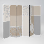 TROPICAL SHAPES 6dílný paraván