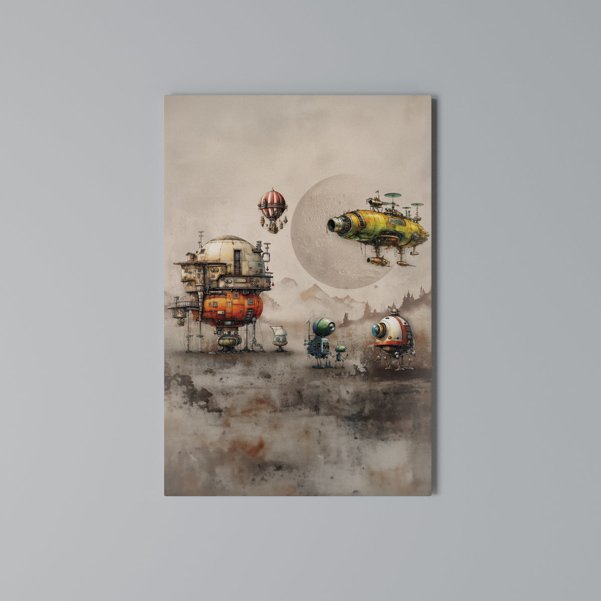 MACHINARIUM MACHINES Vertical Canvas Print