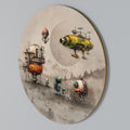 MACHINARIUM MACHINES Round Wall Art