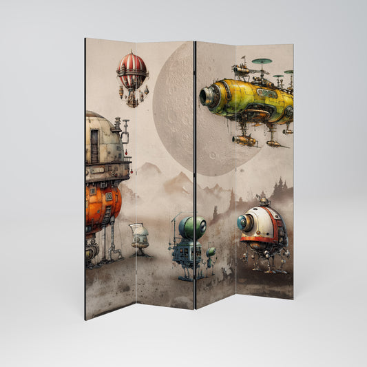 MACHINARIUM MACHINES 4dílný paraván