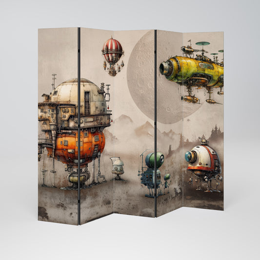 MACHINARIUM MACHINES 5dílný paraván