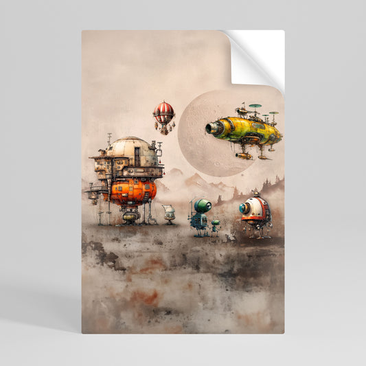 MACHINARIUM MACHINES Svislý samolepicí plakát