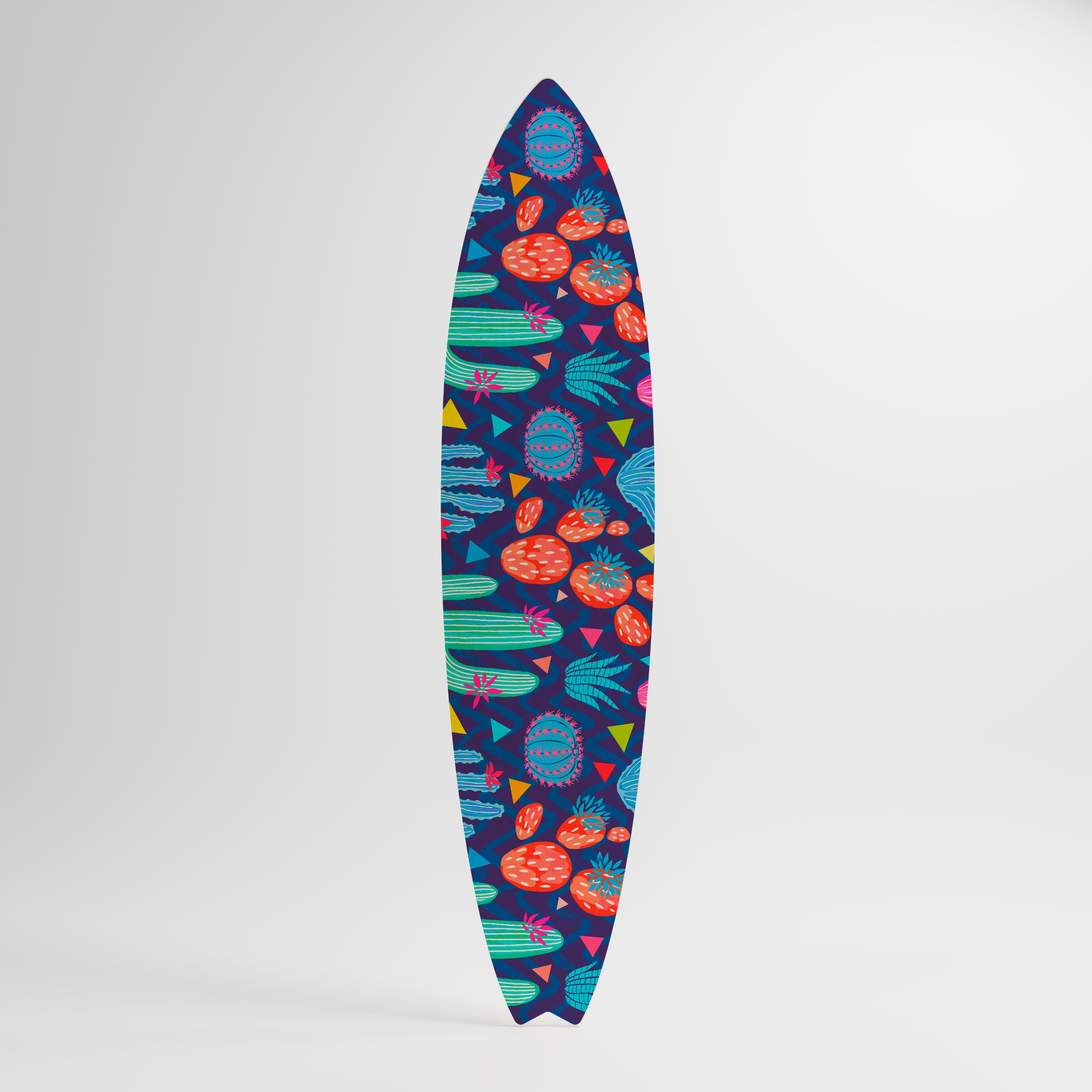 CACTUS VIBES Surfboard Decorative Panel