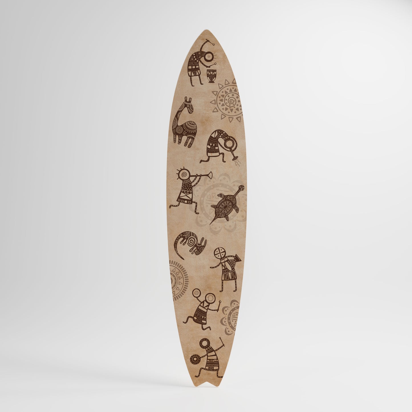 AFRICAN STYLE Dekorativní panel ve tvaru surfu