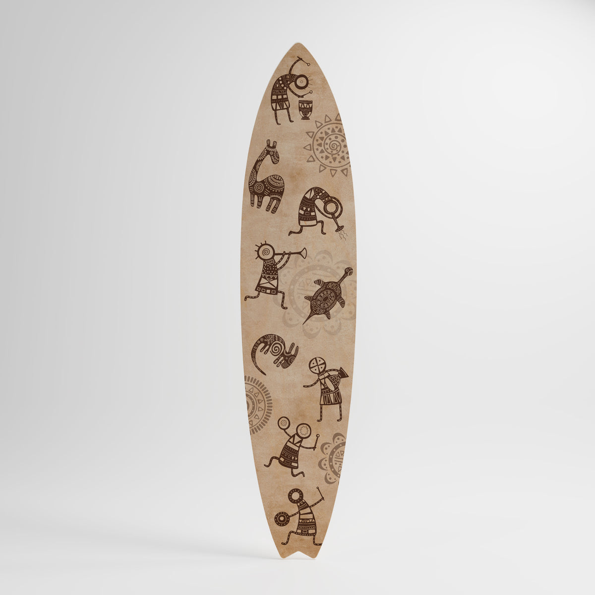 AFRICAN STYLE Dekorativní panel ve tvaru surfu
