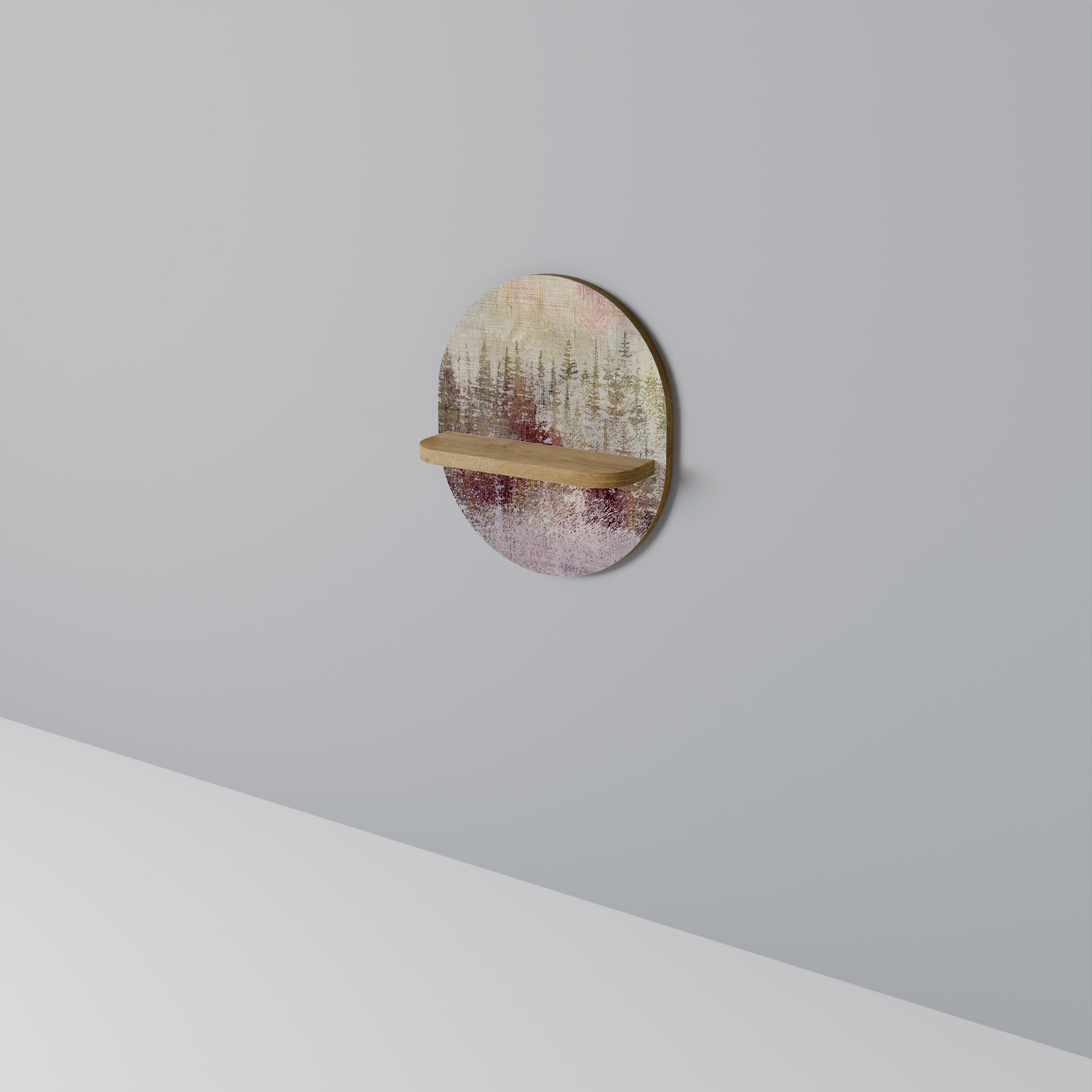 VEILED SUMMIT Art Shelf