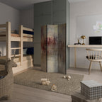 VEILED SUMMIT 3-Panel Room Divider