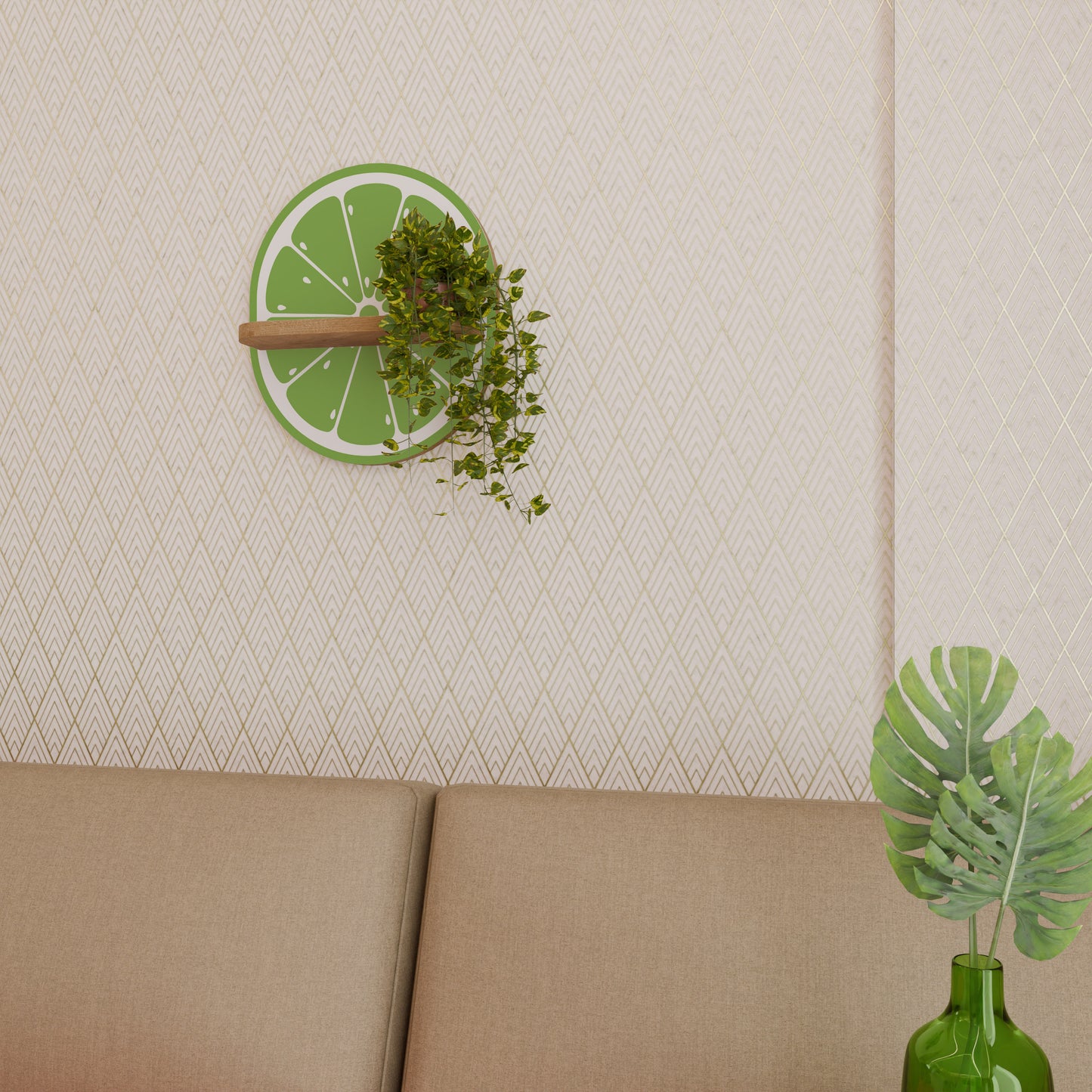 REFRESHING LIME Designová police