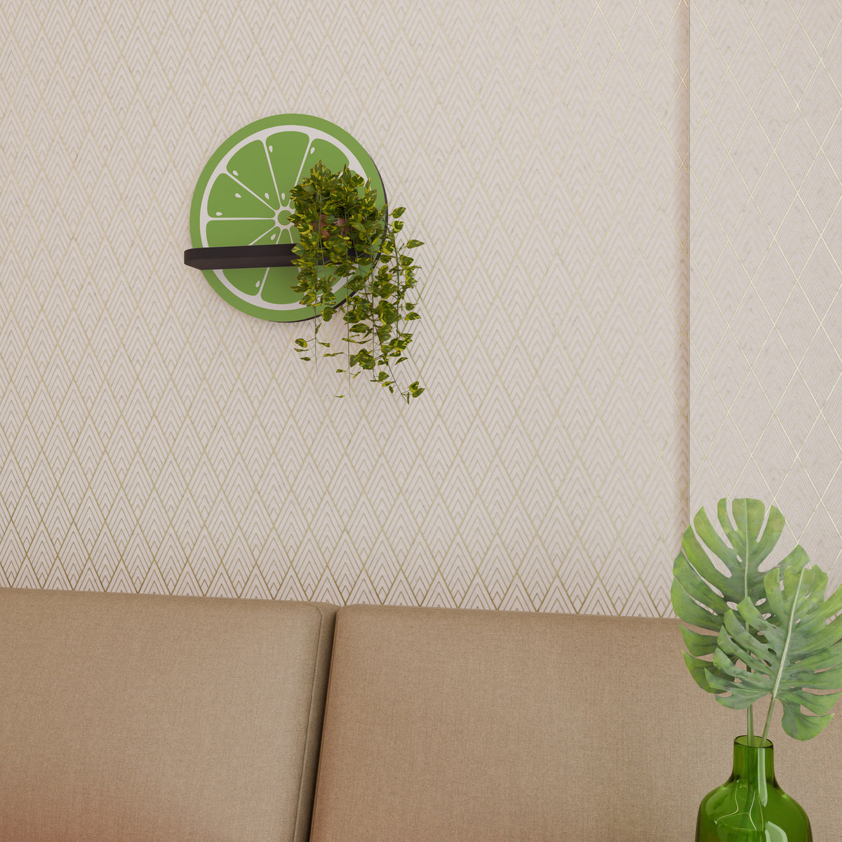 REFRESHING LIME Designová police