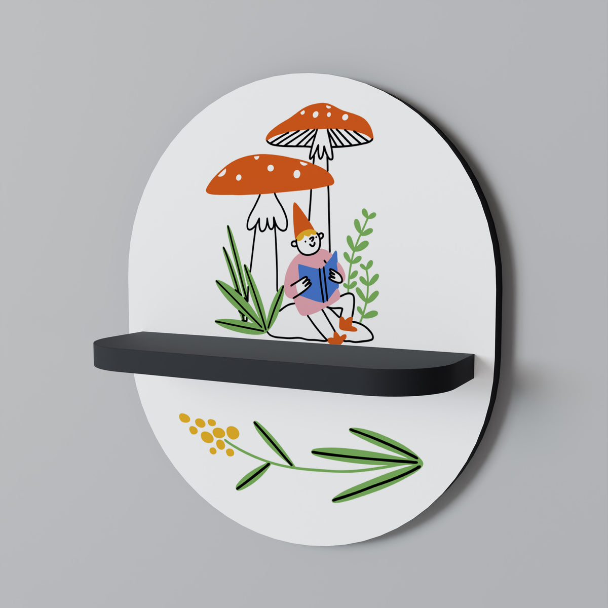 GARDEN GNOMES Designová police