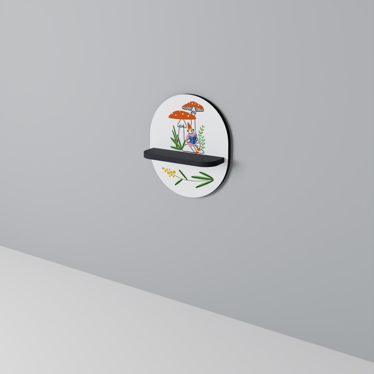 GARDEN GNOMES Designová police