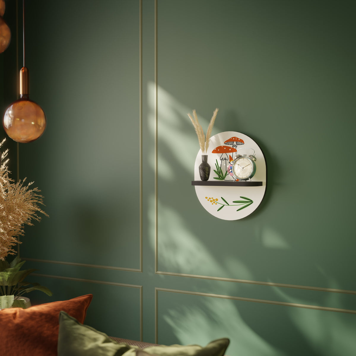 GARDEN GNOMES Designová police