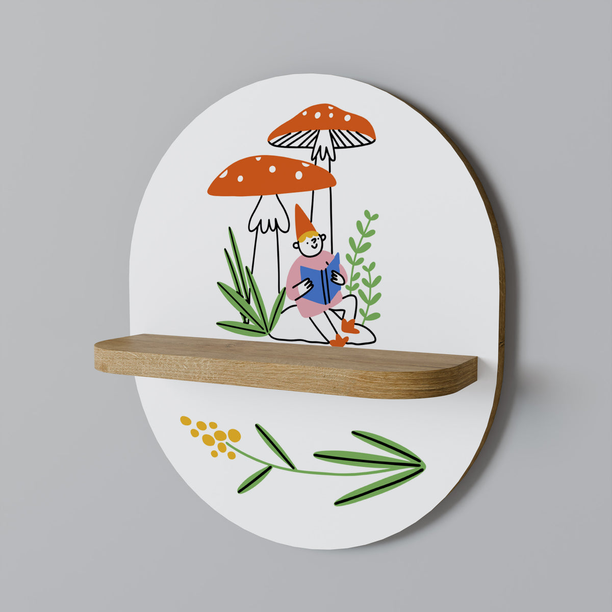 GARDEN GNOMES Designová police