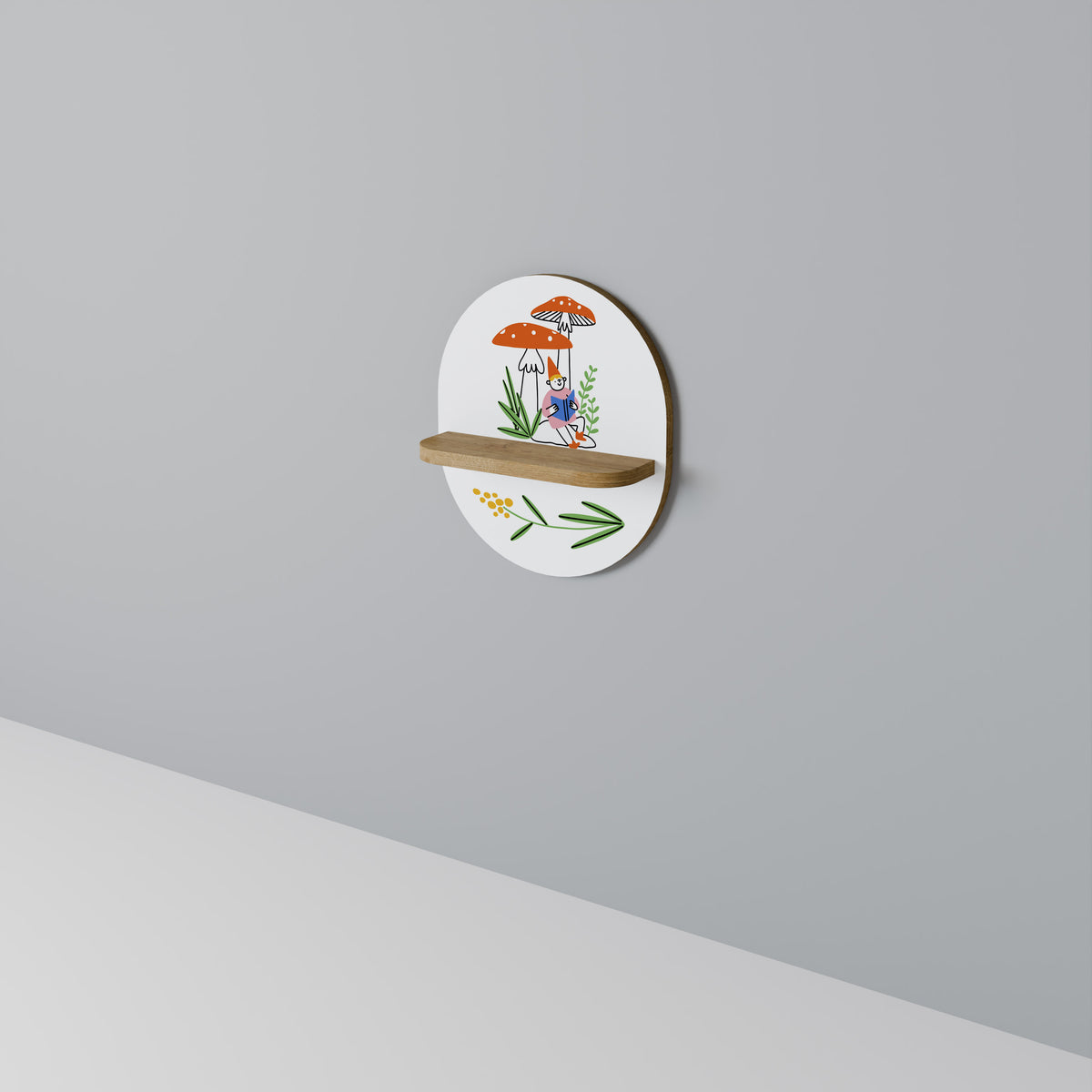 GARDEN GNOMES Designová police